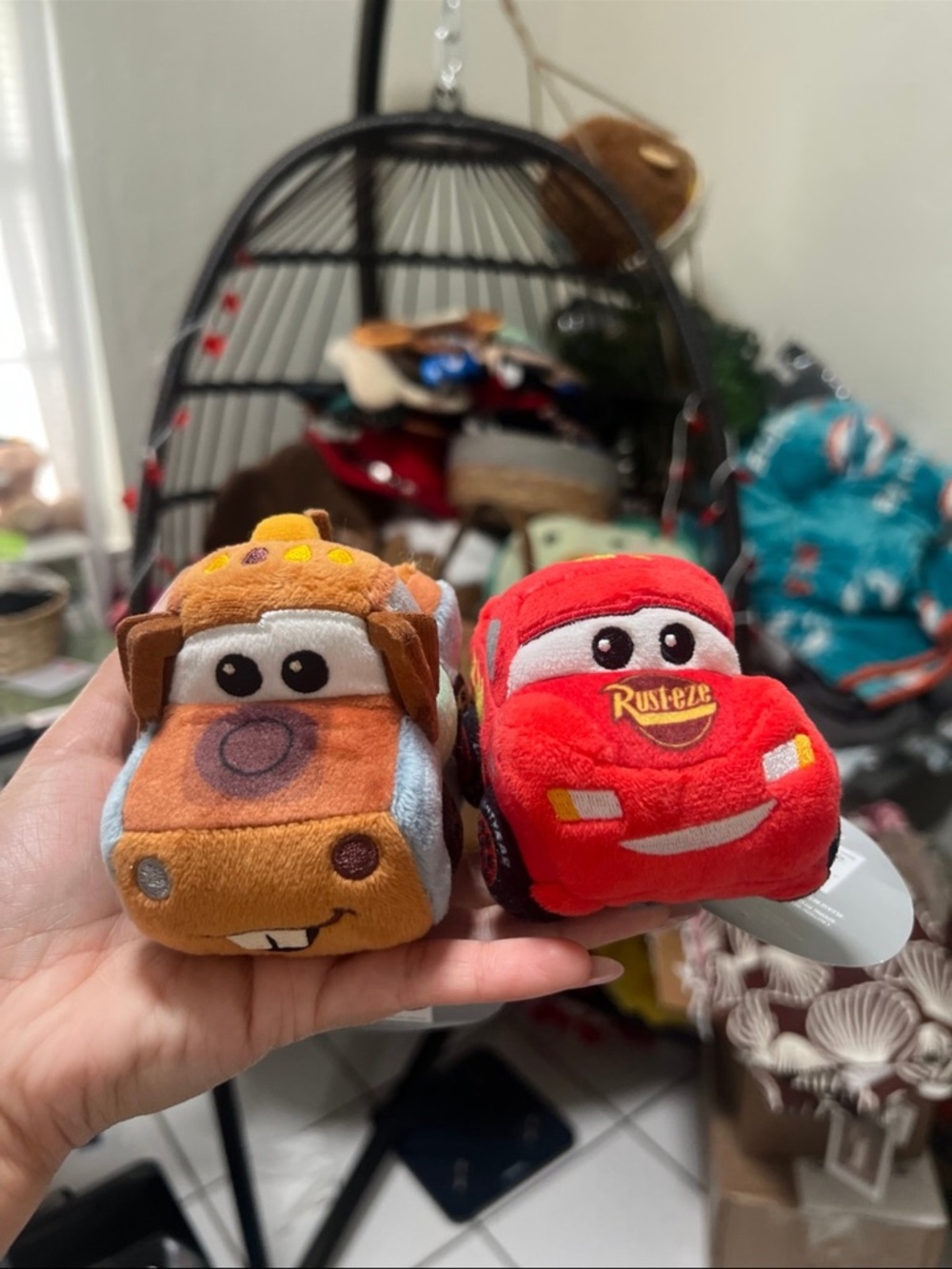 Lightning McQueen & Tow Mater Plush build your own headband